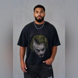 YOUNGLA BATMAN RHINESTONE TEES